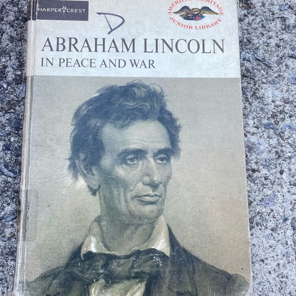 American Heritage Junior Library Abraham Lincoln In Peace And War 1964 - Picture 1 of 5
